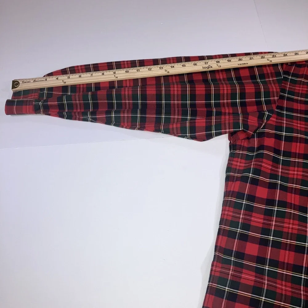 Polo Ralph Lauren Mens Large Plaid Long Sleeve Button Down THE BIG SHIRT Tartan